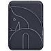 Porta Carte Magnetico In Pelle Pu Con Funzione Supporto Blue - Foto miniatura 1