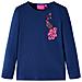 Maglietta per Bambini Maniche Lunghe Blu Marino 116 - Foto miniatura 1