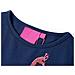 Maglietta per Bambini Maniche Lunghe Blu Marino 116 - Foto miniatura 3