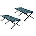 Letto da campeggio pieghevole 2 pcs Motivo a foglia - Foto miniatura 1