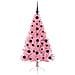Albero di Natale artificiale con luci integrate Rosa 120 cm PVC - Foto miniatura 4