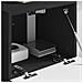 Mobile TV da parete Nero 60 x 31 x 29.5 cm Legno multistrato - Foto miniatura 4