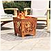 Dischi Quadrati 4 pcs Argento 60 x 40 cm Alluminio - Foto miniatura 2