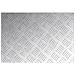 Dischi Quadrati 4 pcs Argento 60 x 40 cm Alluminio - Foto miniatura 5
