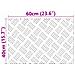 Dischi Quadrati 4 pcs Argento 60 x 40 cm Alluminio - Foto miniatura 8
