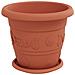 Vasi per Piante 24 pcs Rosso Mattone Ø 26 x 21.5 cm Plastica - Foto miniatura 5