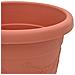 Vasi per Piante 24 pcs Rosso Mattone Ø 26 x 21.5 cm Plastica - Foto miniatura 8