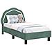 Struttura letto per bambini con testata Verde Mare 70 x 140 cm - Foto miniatura 1