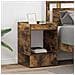 Tavolino 2 pcs Rovere fumé 40 x 40 x 56 cm Legno multistrato - Foto miniatura 2
