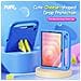 Cover per Galaxy Tab S11 - Blu, Antiurto, Con Soporte - Foto miniatura 2