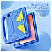 Cover per Galaxy Tab S11 - Blu, Antiurto, Con Soporte - Foto miniatura 3