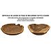 Vassoio Natura 18-marrone-legno-43x38x7 Cm - Foto miniatura 6