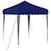 Tenda per feste a pop-up 195 x 195 x 245 cm Blu Tessuto Oxford - Foto miniatura 1