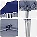 Tenda per feste a pop-up 195 x 195 x 245 cm Blu Tessuto Oxford - Foto miniatura 9