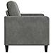Divano con Storage Grigio Scuro 72 x 78 x 87 cm Poliestere - Foto miniatura 5