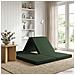 Divano Letto Pieghevole 140 x 67 x 45 cm Verde Scuro - Foto miniatura 2