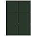 Divano Letto Pieghevole 140 x 67 x 45 cm Verde Scuro - Foto miniatura 6