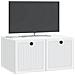 Mobile Porta TV da Muro Bianco 59,5 x 41 x 30 cm - Foto miniatura 3
