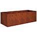Vaso da giardino Ruggine 200 x 80 x 60 cm Acciaio Corten - Foto miniatura 1
