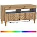 Mobile TV LED Rovere Artigianale Legno ingegnerizzato - Foto miniatura 3