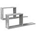 Scaffali flottanti 2 pz Grigio Cemento 80 x 15 x 30 cm - Foto miniatura 1