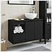 Set di mobili per il bagno 2 pz Nero Legno ingegnerizzato - Foto miniatura 8