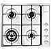 Piano Cottura a Gas SR64S Serie Selezione 4 Fuochi Gas Colore Inox - Foto miniatura 3