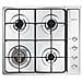 Piano Cottura a Gas SR64S Serie Selezione 4 Fuochi Gas Colore Inox - Foto miniatura 1