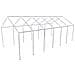 Tenda Per Festa Da Giardino Bianca 12 X 6 M - Foto miniatura 4