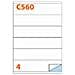 Cf3000 Etichette 210x72 Fg100 - Foto miniatura 1