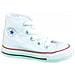 All Star Scarpe Sportive Bambino Bianche Tela Lacci 7j253c numero 22 - Foto miniatura 3