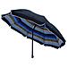 Ombrellone Da Spiaggia Duplex Con Palo Colorato Stecca Paragon Ø 2 M Per Campeggio Spiaggia Mare Piscina Giardino - Foto miniatura 1