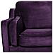 Divano A 2 Posti In Tessuto Viola Lokka - Foto miniatura 20