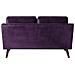 Divano A 2 Posti In Tessuto Viola Lokka - Foto miniatura 26