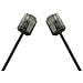 ICOC U6-SLIM-010BKT - Cavo di rete Patch in Rame Ultra Slim Cat. 6 Nero UTP 1 m - Foto miniatura 2