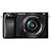 Kit Fotocamera Digitale Mirrorless Alpha 6100 Nero Sensore CMOS 24,2 Mpx 4K + Obiettivo Intercambiabile SELP 16-50mm - Foto miniatura 3