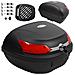 Bauletto Moto Scooter Baule Valigia Rigida Universale Nero - Foto miniatura 1
