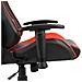 Sedia Da Gaming Girevole Rossa In Pvc - Foto miniatura 8
