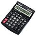 WS-2224, Scrivania, Batteria / Solare, Basic calculator, Nero, Pulsanti, Leva, 13,58 x 5,4 mm - Foto miniatura 1