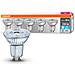 Led-lampada Con Riflettore - Gu10 - Bianco Freddo - 4000 K - 2,60 W - 35w Equivalenti - Led Base Par16 - Confezione Da 5 - Foto miniatura 2