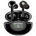 Cuffiette In-ear Wireless Awei Con Indicatore Led - Nere - Foto miniatura 1