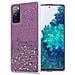 Custodia Compatibile Con Samsung Galaxy S20 Fe In Viola Con Glitter - Coperchio Protettivo In Silicone Tpu Flessibile Con Glitter Scintillanti - Foto miniatura 1