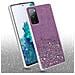 Custodia Compatibile Con Samsung Galaxy S20 Fe In Viola Con Glitter - Coperchio Protettivo In Silicone Tpu Flessibile Con Glitter Scintillanti - Foto miniatura 3