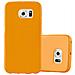 Custodia Compatibile Con Samsung Galaxy S6 Edge In Jelly Giallo - Coperchio Protettivo In Silicone Tpu Flessibile - Foto miniatura 1