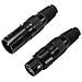 Xlr Socket / plug Set 3pin Black Housing 5x - Foto miniatura 1