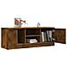 Mobile Tv Rovere Fumo 102x35x36,5 Cm In Legno Multistrato - Foto miniatura 2