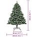 Albero Di Natale Artificiale Con Base 210 Cm Pvc - Foto miniatura 10