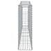 Cesto Gabbione ad Arco 400x30x100/120 cm Ferro Zincato - Foto miniatura 3
