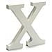 Lettera X Legno Bianco (1,8 X 21 X 17 Cm) (12 Unità) - Foto miniatura 2