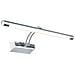Applique Da Parete Moderno Fino Metallo Cromo 1 Luce Led 12,1w - Foto miniatura 1